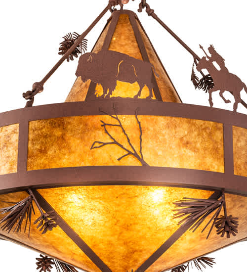 5 Light 36" Wide Pendant