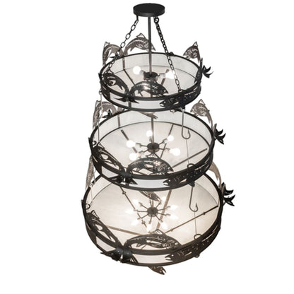 Meyda Tiffany Catch of the Day 18 Light 58" Wide Chandelier