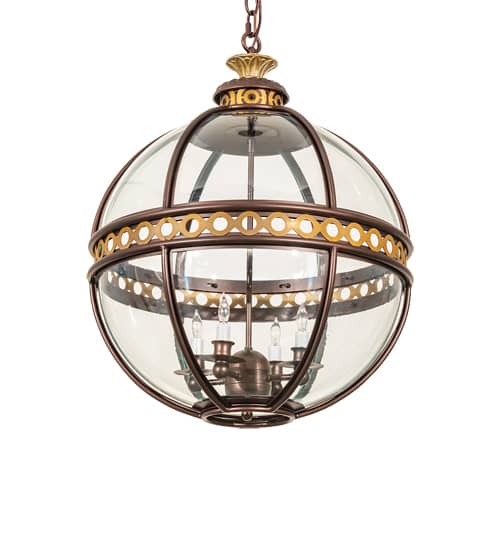 4 Light 21" Wide Pendant