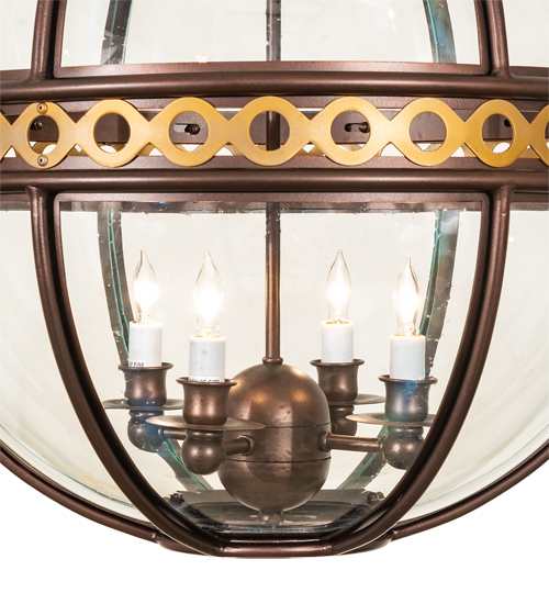 4 Light 21" Wide Pendant