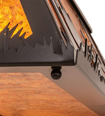 6 Light 48" Wide Billiard Linear Pendant