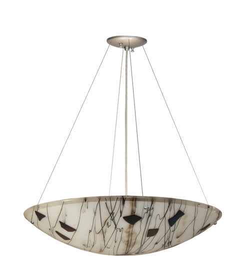 4 Light 30" Wide Suspension Pendant