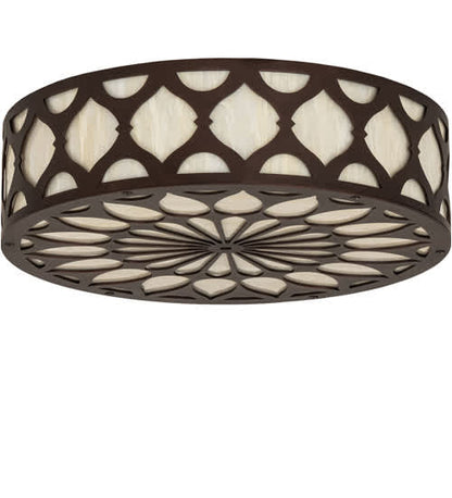 Lorea 4 Light 22" Wide Semi-Flush Drum Ceiling Fixture