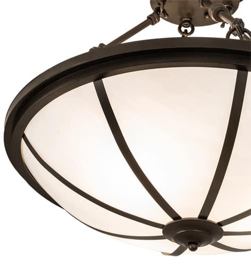Commerce 3 Light 20" Wide Semi-Flush Bowl Ceiling Fixture