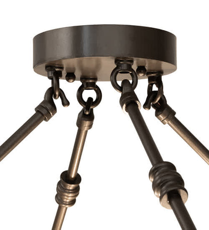 Commerce 3 Light 20" Wide Semi-Flush Bowl Ceiling Fixture