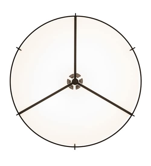 Cilindro Structure 12 Light 60" Wide Semi-Flush Drum Ceiling Fixture