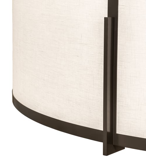 Cilindro Structure 12 Light 60" Wide Semi-Flush Drum Ceiling Fixture