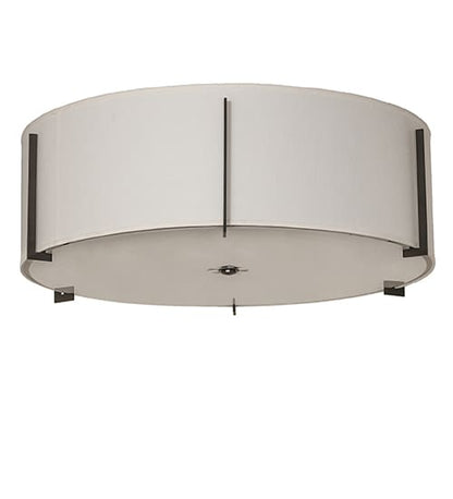Cilindro Structure 6 Light 42" Wide Semi-Flush Drum Ceiling Fixture
