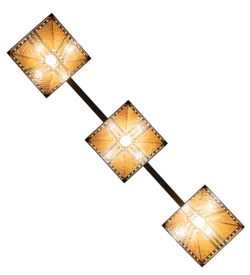 3 Light 62" Wide Linear Pendant