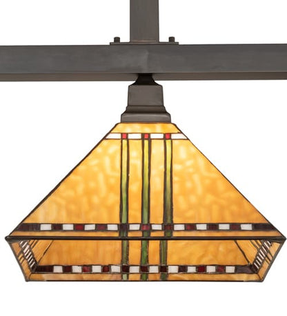 3 Light 62" Wide Linear Pendant