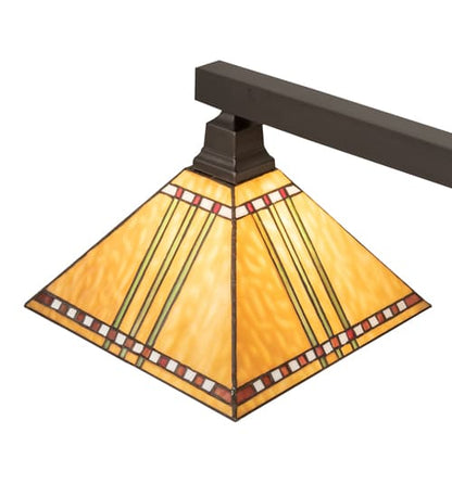 3 Light 62" Wide Linear Pendant