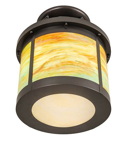 Arts and Crafts 4 Light 20" Wide Semi-Flush Ceiling Fixture