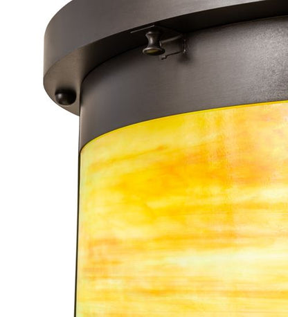Arts and Crafts 4 Light 20" Wide Semi-Flush Ceiling Fixture