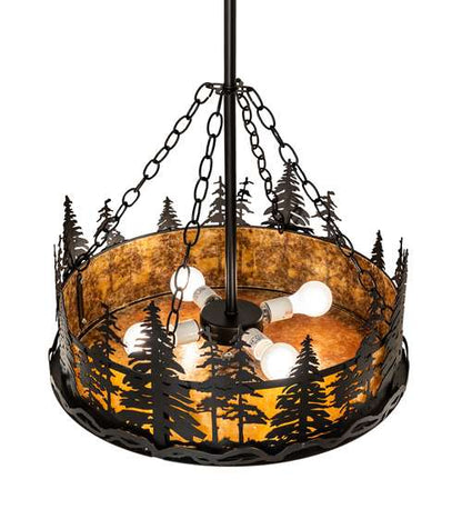 4 Light 23" Wide Pendant