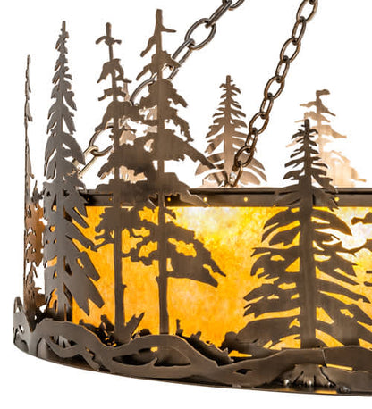 4 Light 36" Wide Pendant