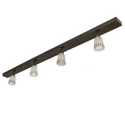 3 Light 98" Wide Linear Pendant
