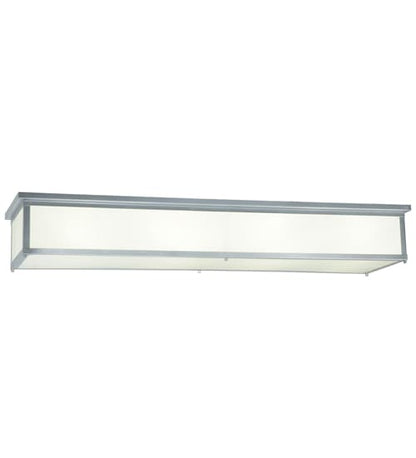 Lumina 8 Light 72" Wide Flush Mount Ceiling Fixture - Sparkle Silver Finish - Medium Bulb Base