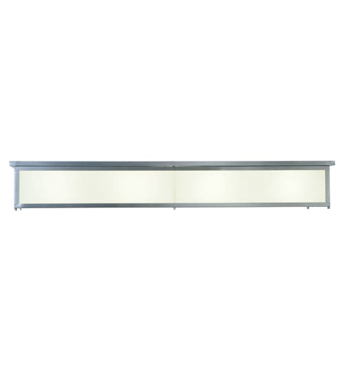 Lumina 8 Light 72" Wide Flush Mount Ceiling Fixture - Sparkle Silver Finish - Medium Bulb Base