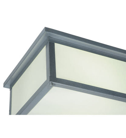 Lumina 8 Light 72" Wide Flush Mount Ceiling Fixture - Sparkle Silver Finish - Medium Bulb Base