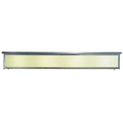 Lumina 8 Light 72" Wide Flush Mount Ceiling Fixture - Sparkle Silver Finish - Medium Bulb Base