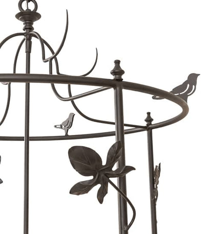 4 Light 25" Wide Taper Candle Pendant