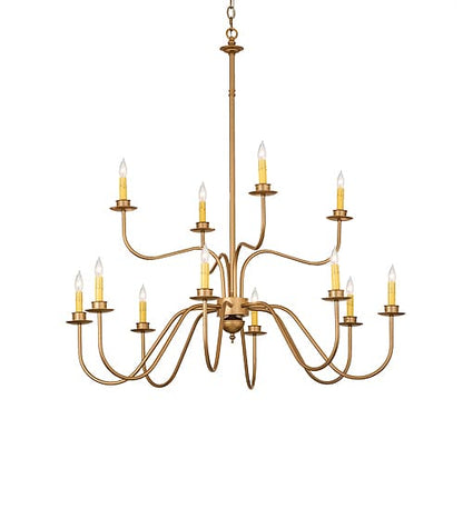 Ean 12 Light 42" Wide Taper Candle Style Chandelier