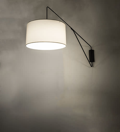 Cilindro Textrene 34" Tall Wall Sconce