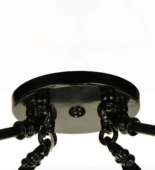 Chrisanne 3 Light 24" Wide Semi-Flush Bowl Ceiling Fixture