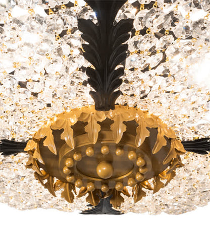 Chrisanne 3 Light 24" Wide Semi-Flush Bowl Ceiling Fixture