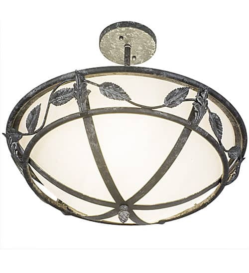 Estelle 2 Light 20" Wide Semi-Flush Bowl Ceiling Fixture