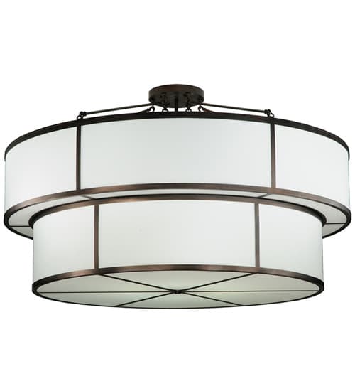 Jayne 12 Light 72" Wide Semi-Flush Ceiling Fixture