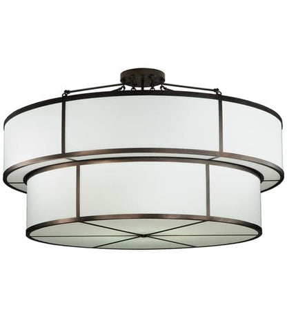 Jayne 12 Light 72" Wide Semi-Flush Ceiling Fixture
