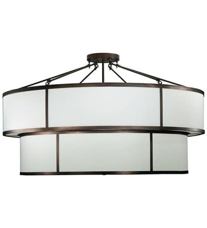 Jayne 12 Light 72" Wide Semi-Flush Ceiling Fixture