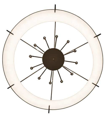 Cilindro Structure 12 Light 40" Wide Semi-Flush Drum Ceiling Fixture