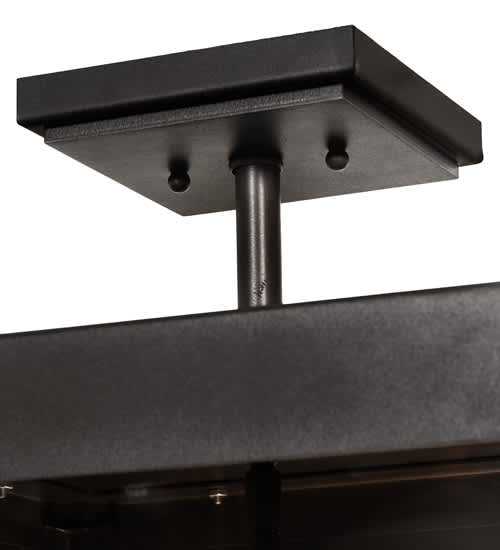 Quadrato 4 Light 21" Wide Semi-Flush Ceiling Fixture