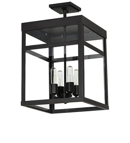 Quadrato 4 Light 21" Wide Semi-Flush Ceiling Fixture