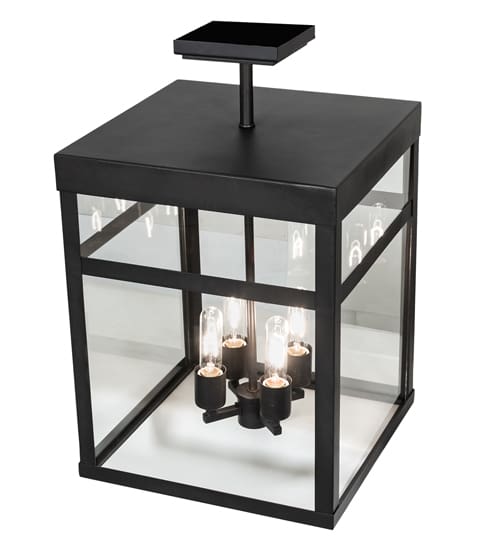 Quadrato 4 Light 21" Wide Semi-Flush Ceiling Fixture