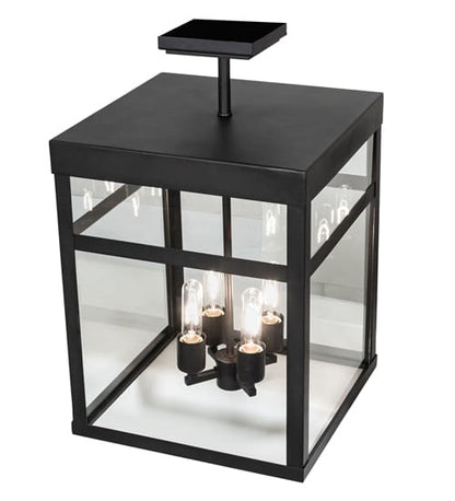 Quadrato 4 Light 21" Wide Semi-Flush Ceiling Fixture