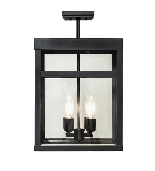 Quadrato 4 Light 21" Wide Semi-Flush Ceiling Fixture