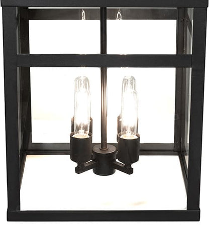 Quadrato 4 Light 21" Wide Semi-Flush Ceiling Fixture