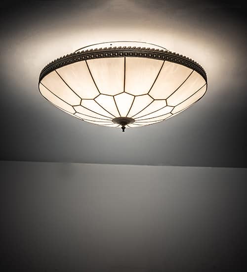 Vincent Honeycomb 6 Light 30" Wide Semi-Flush Bowl Ceiling Fixture