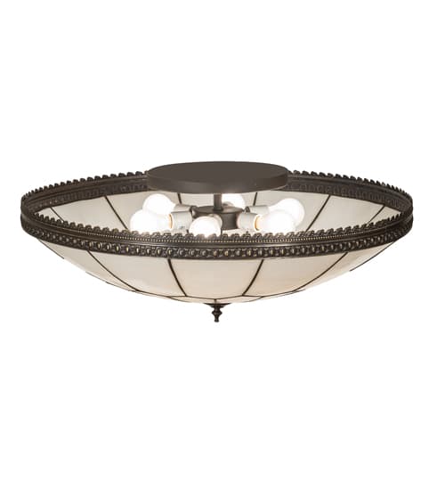 Vincent Honeycomb 6 Light 30" Wide Semi-Flush Bowl Ceiling Fixture