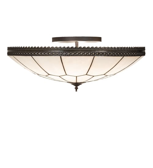 Vincent Honeycomb 6 Light 30" Wide Semi-Flush Bowl Ceiling Fixture