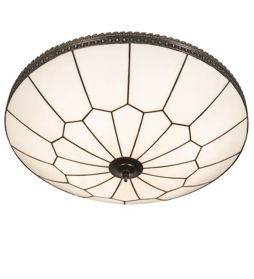 Vincent Honeycomb 6 Light 30" Wide Semi-Flush Bowl Ceiling Fixture