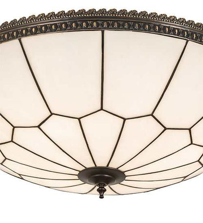 Vincent Honeycomb 6 Light 30" Wide Semi-Flush Bowl Ceiling Fixture