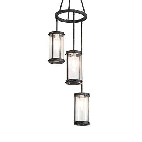 Cartier 3 Light 18" Wide Multi Light Pendant