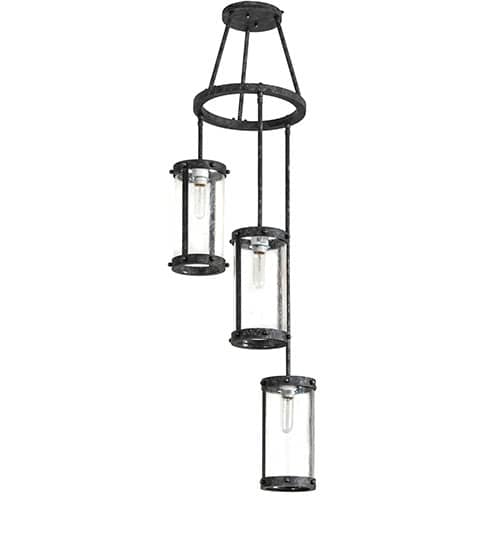 Cartier 3 Light 18" Wide Multi Light Pendant