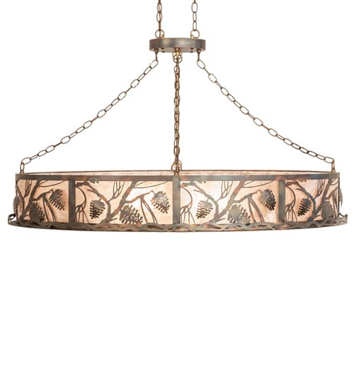 6 Light 48" Wide Linear Pendant