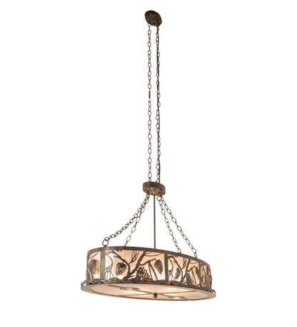 6 Light 48" Wide Linear Pendant