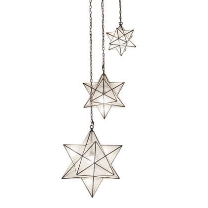 3 Light 36" Wide Multi Light Pendant